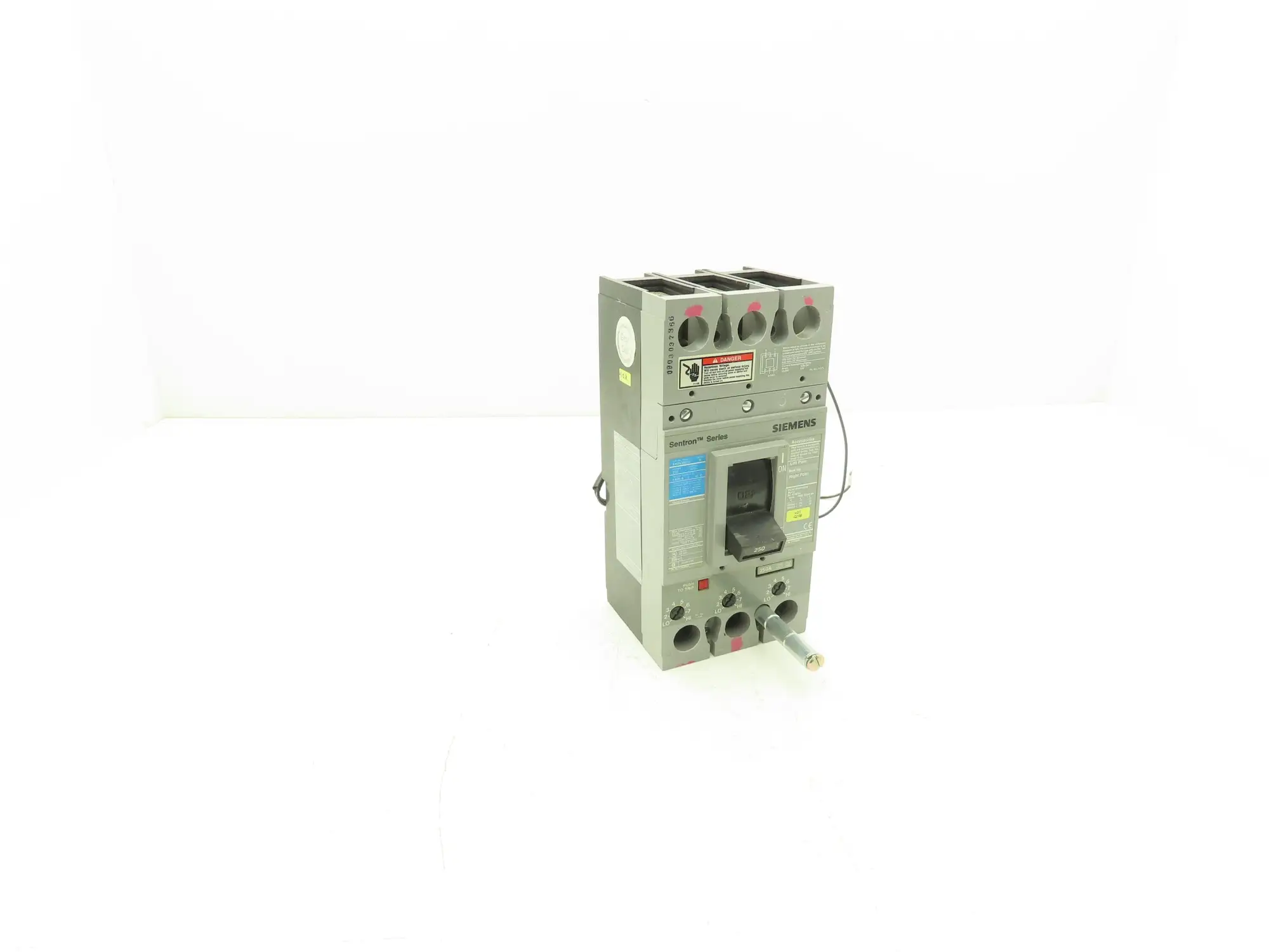 Siemens FXD63B250 Sentron Circuit Breaker 250A 3 Pole 600V FXD6-A Magnetic Adj
