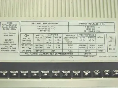 USED ALLEN BRADLEY 1745-E105 SER C