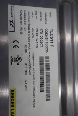 Bereger Lahr TLC511 F Servo Drive POSITIONING CONTROLLER 5 AMP STOCK B-721