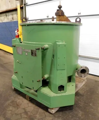 Sharples SP-5500 solid bowl basket centrifuge, 316SS.