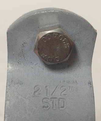 🔥(18 PR LOT) UNISTRUT RGD HDG, Pipe Clamp, 2-1/2", 2.875" OD,