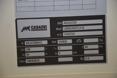 2015 Casadei Libra 35 Sander