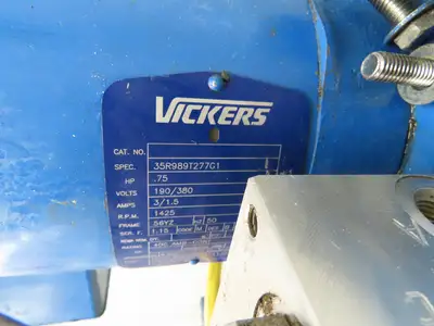 Eaton Vickers Hydraulic Power Unit 5 Gallon Tank 1.44GPM 2500PSI 460VAC