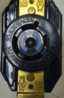 🔥NEW HUBBELL HBL2420 TWIST-LOCK RECEPTACLE 20A 250V