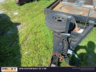 Used 2018 CUSTOM BUILT 20' X 96 Flatbed Trailers Florida US | Proxy Equipment #1378416