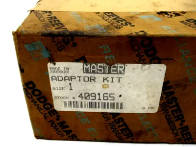 NEW SEALED DODGE MASTER 409165 ADAPTOR KIT SIZE 1
