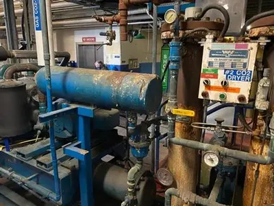 Compressor Room with Wittemann Hasselberg CO2 Packaged & Haffmans