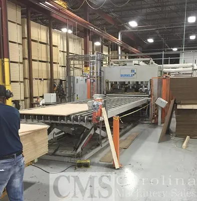 USED 2002 BURKLE ODW 2055 THROUGH-FEED PRESS