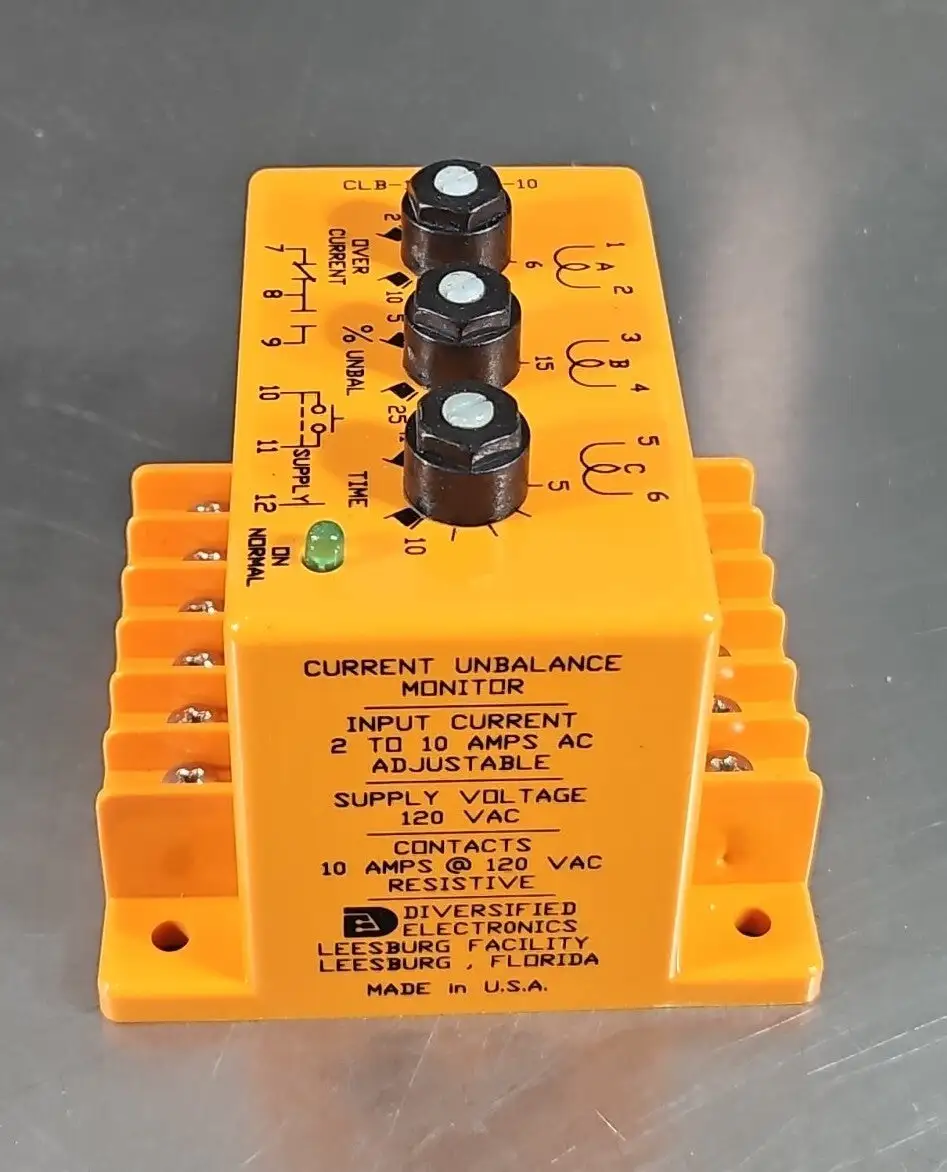 DIVERSIFIED ELECTRONICS CLB-120-ALE-10 Current Monitor. Loc5E-21