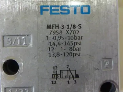 USED FESTO MFH-3-1/8-S