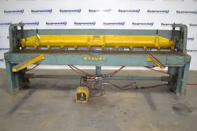 Wysong A-120 10′ x 18 Ga. Air Powered Pneumatic Shear