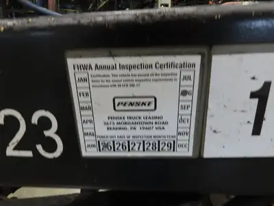 Great Dane Convertor Dolly 25000lbs Semi Truck Trailer Single Axle ABS Spring