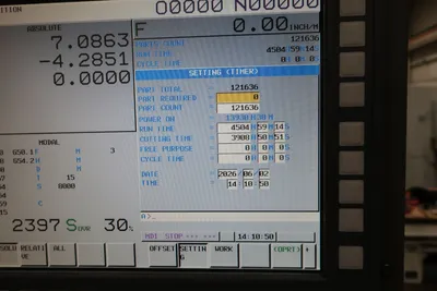 USED 2014 FANUC robodrill A-D21LiA5