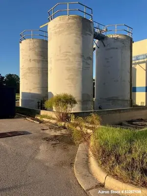 Unused Augusta Fiberglass 30,000 Gallon FRP Storage Tank | Industrial Fiberglass Process Tank