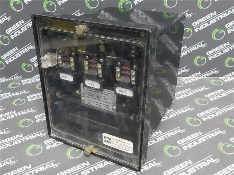 General Electric 12HFC32C1A Instantaneous Overcurrent Relay 4.0A 50/60Hz Used