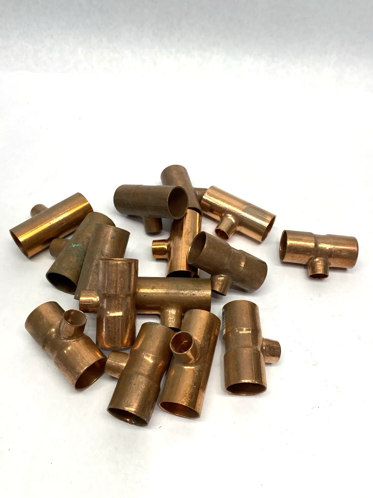 1" x 1" x 1/2" | Tee C x C x C Copper LOT OF 15 -  New Other