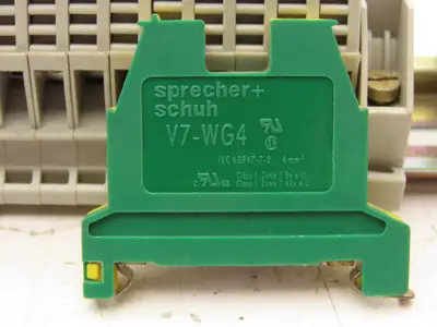 Allen Bradley Sprecher+Schuh Terminal Block Fuse DIN Rail Lot of 120