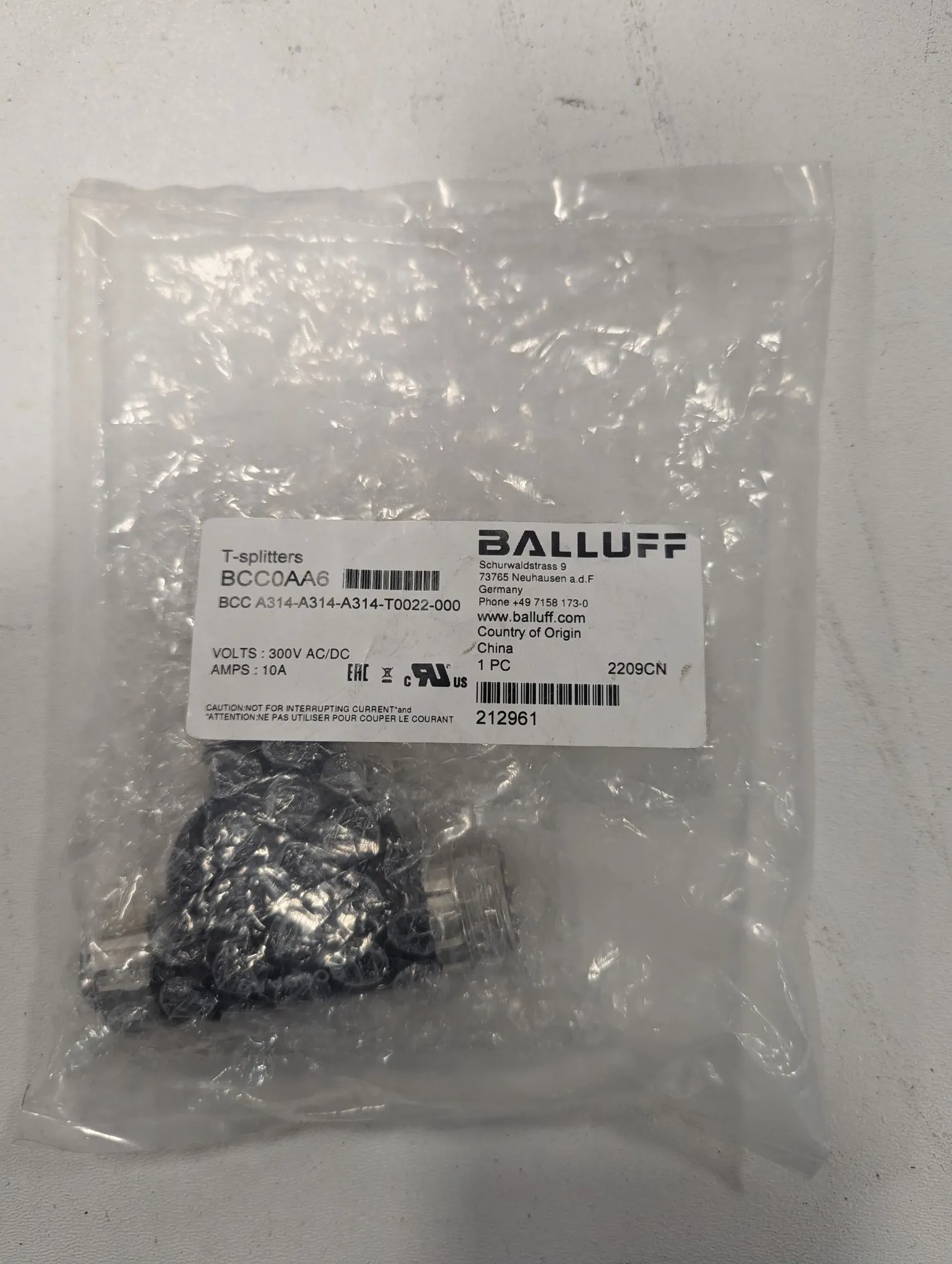 NEW BALLUFF BCC-A314-A314-A314-T0022-000