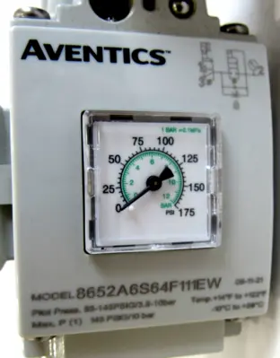 NEW AVENTICS 8652A6S64F111EW EXHAUST VALVE