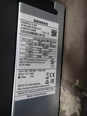 USED SIEMENS SINAMICS G120X