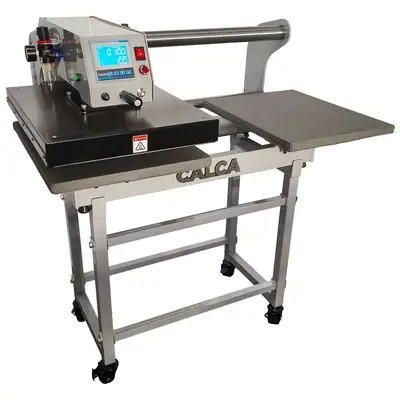 Used _UNKNOWN_ CALCA 16" x 20" Semi-Automatic Pneumatic Double Station Heat Press with Laser Positioning System Heat Presses Oklahoma US | Wide Image Solutions #1538276