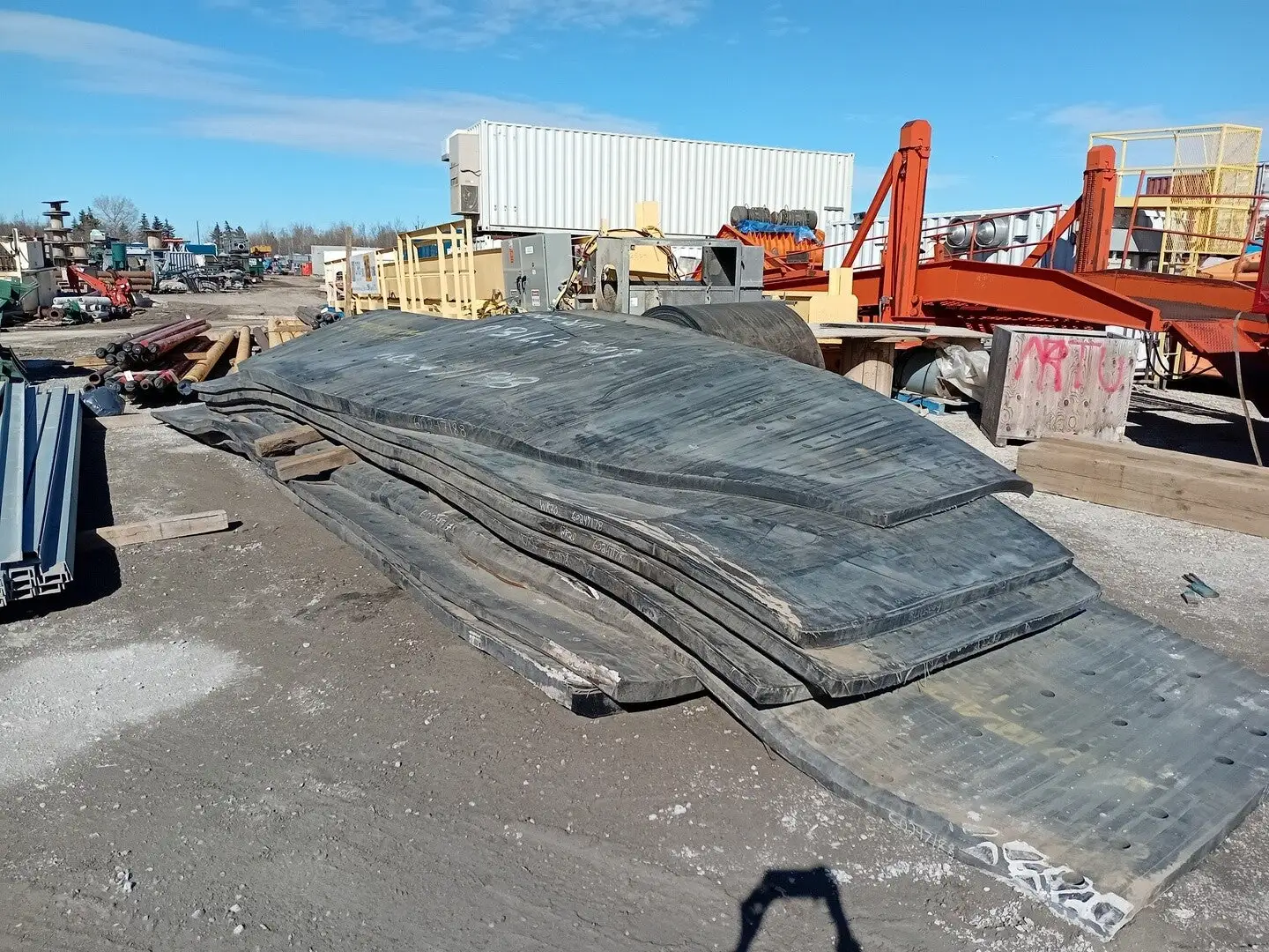 Rubber Liner Front, L-3000, CAT 793