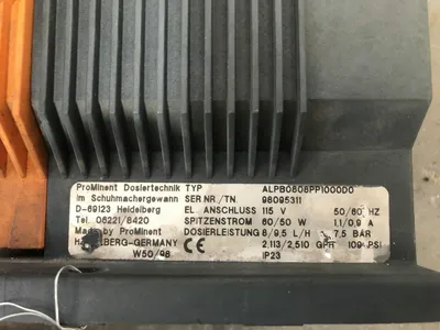Chemical Metering Pump ProMinent ALPB0808PP1000D0