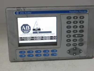 Allen Bradley 2711P-K6M20D8 PanelView Plus 600 Graphic Terminal 24VDC