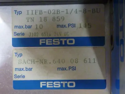 USED FESTO IFB8-02