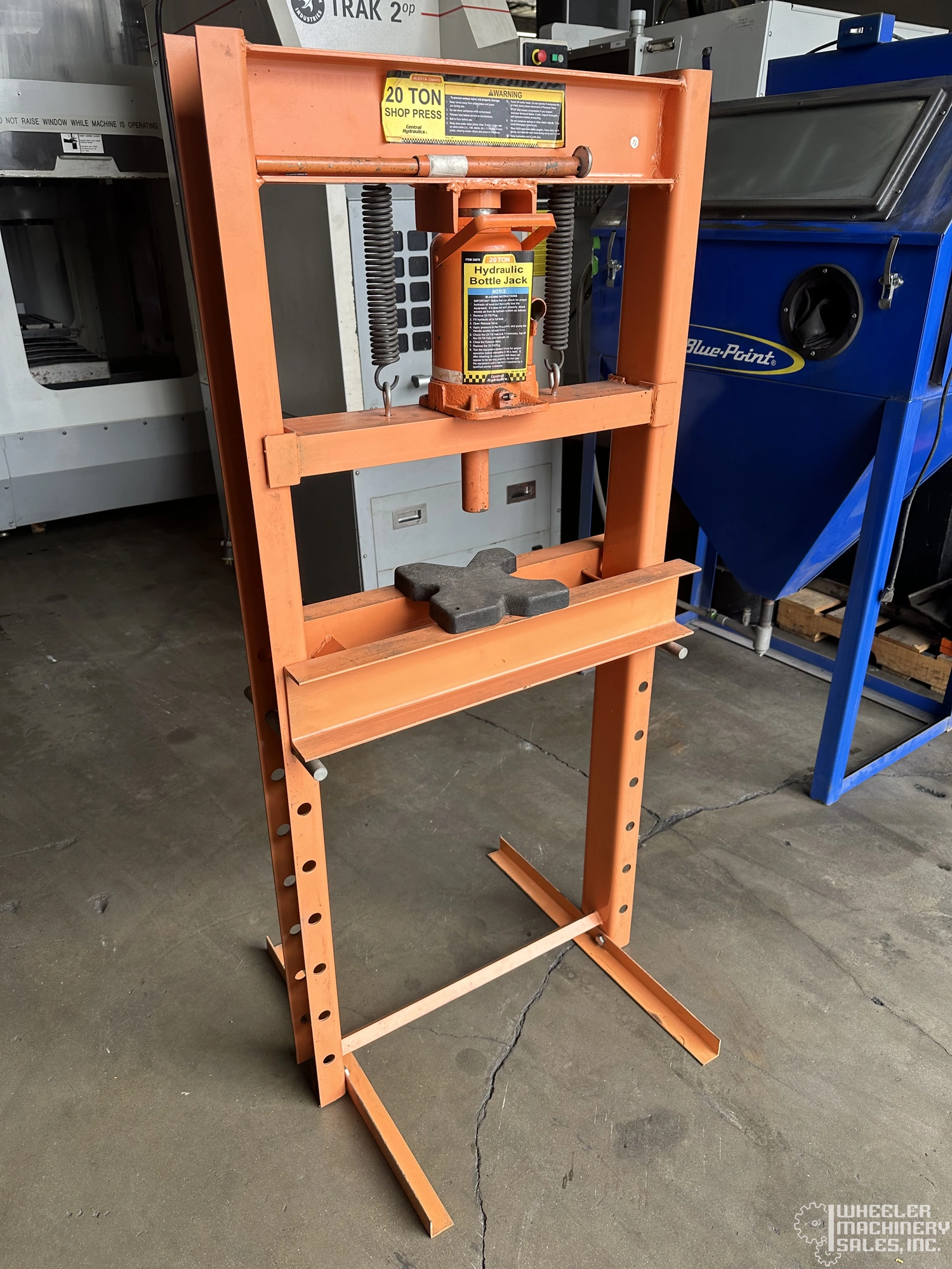 Central Hydraulics 20 Ton Hand Operated Shop Press #7119 #1