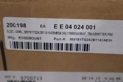 Rosemount 3051S / 3051S1TGA2B11A1AE5M5Q4 Transmitter NEW #G122
