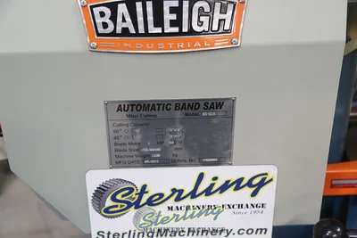 New | in-Stock BAILEIGH BS-20A Horizontal Band Saws California US | Sterling Machinery Exchange #1465908