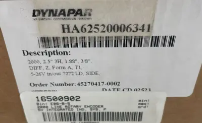 NEW DYNAPAR HA62520006341 INCREMENTAL ENCODER