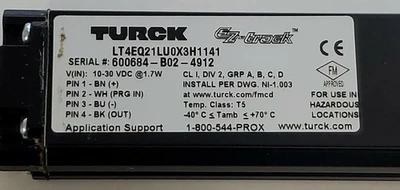 NEW Turck LT4EQ21LU0X3H1141