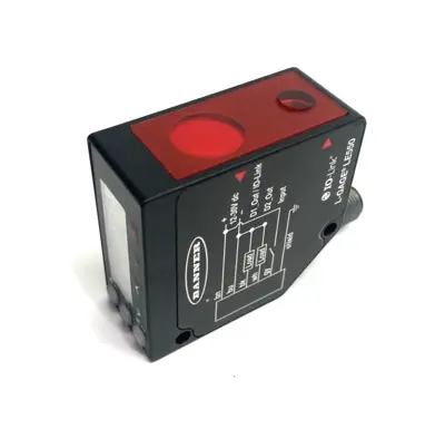 USED BANNER ENGINEERING IO-LINK LASER DISPLACEMENT SENSOR; RANGE: 100-1000 MM 97761