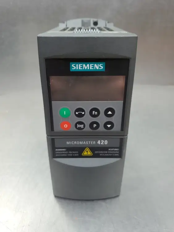 Used Siemens 6SE6420-2UC12-5AA0 MICROMASTER 420 Drive, B12/1.05 Variable Speed Drives South Carolina US | Palmetto Automation #1158296