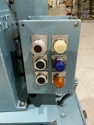 USED PEXTO, ROPER WHITNEY POWERED COMBINATION ROTARY MACHINE FOR BEADING/CRIMPING