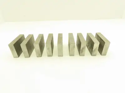 4140/4142 PH Alloy Steel Flat Bar Stock 5/8"x 2"x 3"L  Lot of 9 Blocks