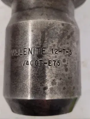 USED VALENITE 12-T-5 V40CT-E75