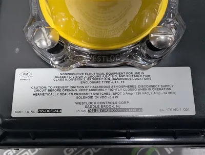 Westlock S-765-DCF-24-4 Quantum Rotary Valve Control Monitor 222485 New NIB