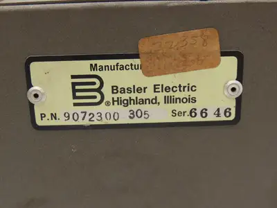 Basler Electric MOC2 199 Motor Operated Control 1KO 10W Potentiometer 125VAC/DC