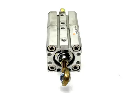 CDQSB20-5+10D-A933-XC10, CDQSB20-5+10D | SMC CDQSB20-5+10D-A933-XC10 Pneumatic Cylinder 20mm Bore, Dual Stroke 5mm & 10mm - Used