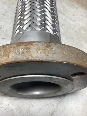 3″ X 24″ Braided Stainless Steel Flex Pipe Expansion Joint -NOS