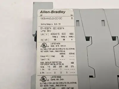 190S-ANDJ2-CC10C | Allen Bradley  Compact Combination Starter - Used