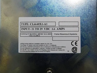Fisher Rosemount CL6640X1-A2 Provox SRX Controller Data Highway Rev. N Used