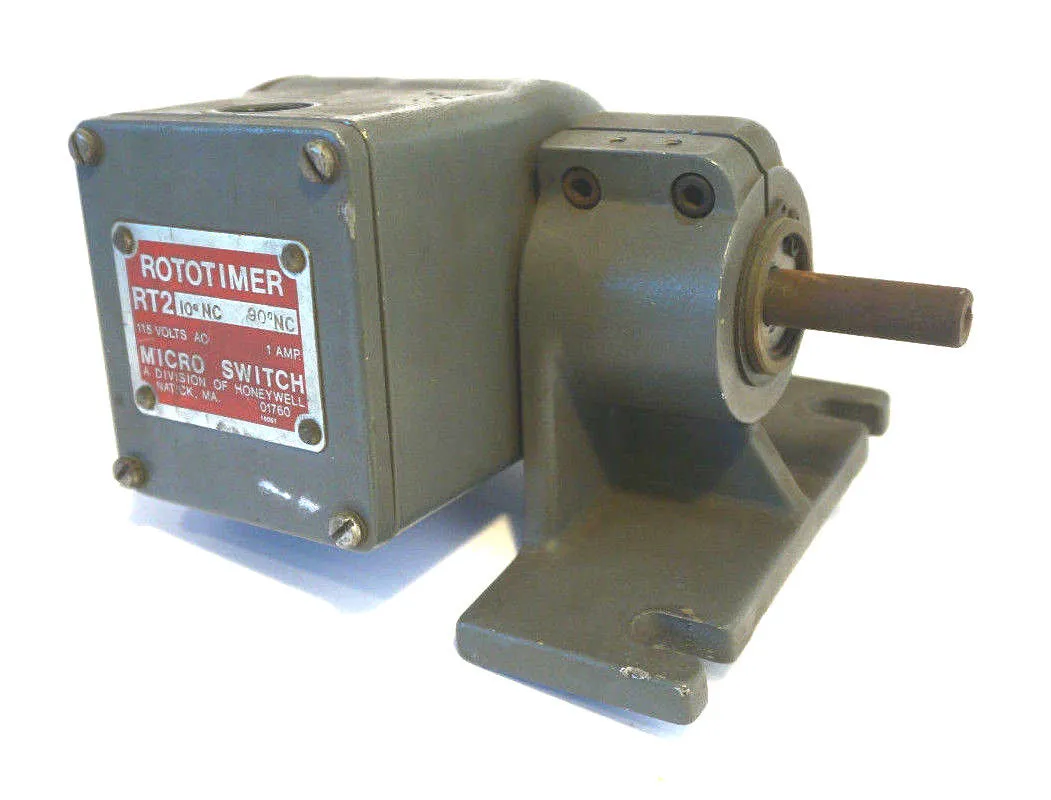 USED MICRO SWITCH RT2-10-90 ROTOTIMER 115V 1AMP RT21090