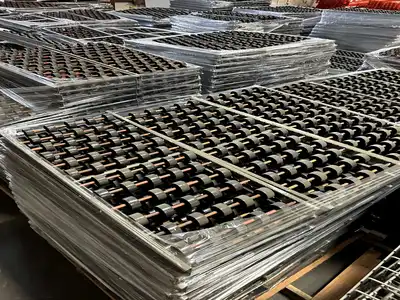 BULK QTY OF ROLLER RACKING W/ BEAMS