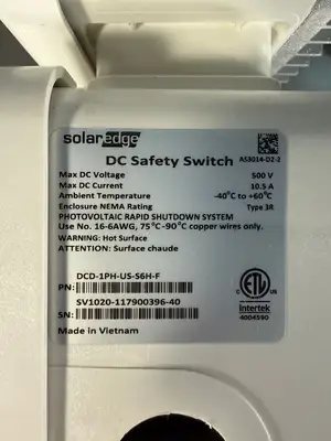 SolarEdge Se3800H-US / DCD-1PH-US-S6H-F / SE3800H-US000BNU4 (3.3.1)