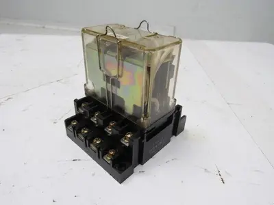 Matsushita HG4-DC24V Relay W/Socket 20A 250V From a Watino LG71 CNC