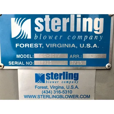 NEW STERLING BLOWER CO. 724-30FV